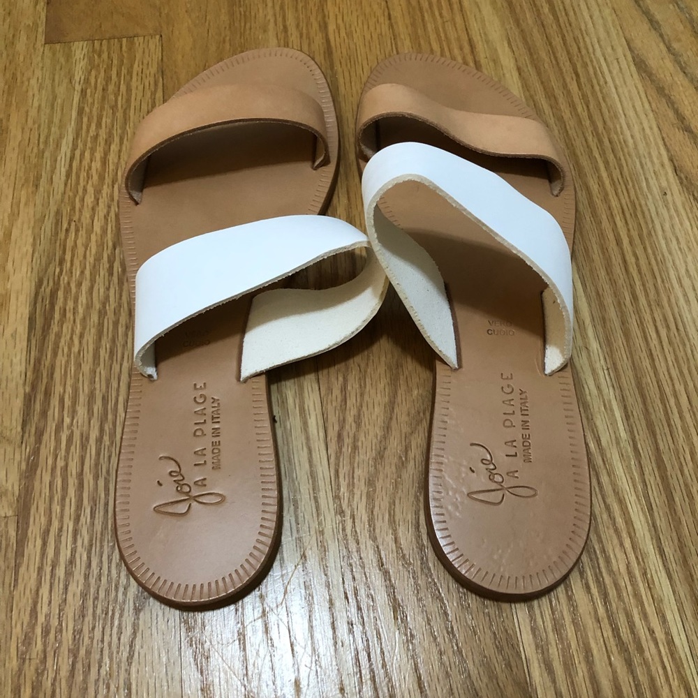 Joie à la Plage two band sable leather sandals